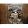 Image 1 : 2005-W AMERICAN SILVER EAGLE PCGS PR69 DCAM