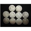 Image 1 : 10- ASSORTED 1880'S SEATED LIBERTY DIMES