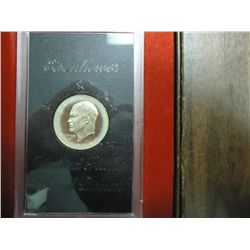 1974-S IKE SILVER DOLLAR PF (BROWN PACK)