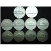 Image 2 : 10 ASSORTED 35% SILVER JEFFERSON WAR NICKELS