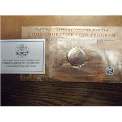 2001-P CAPITOL VISITOR CERNTENNIAL HALF DOLLAR