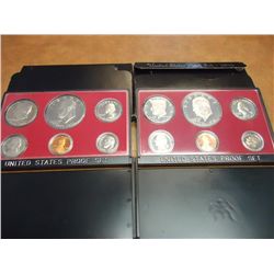 1975 & 1976 US PROOF SETS (WITH BOXES)