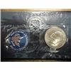 Image 1 : 1971-S  IKE SILVER DOLLAR UNC (BLUE PACK)