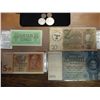 Image 1 : NICE 8 PIECE LOT OF GERMAN COINS AND CURRENCY