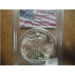 1991 AMERICAN SILVER EAGLE WTC GROUND ZERO