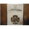 Image 1 : 1964-D WASHINGTON SILVER QUARTER NGC MS64