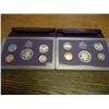 Image 2 : 1987 & 1990 US PROOF SETS (WITH BOXES)