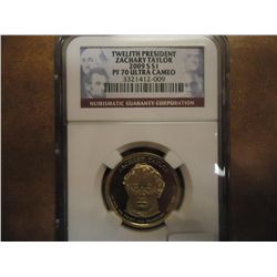 2009-S TAYLOR DOLLAR NGC PF70 ULTRA CAMEO