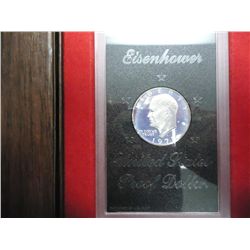 1972-S IKE SILVER DOLLAR PF (BROWN PACK)