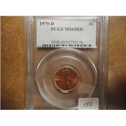 1979-D LINCOLN CENT PCGS MS65RD
