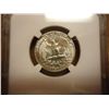 Image 2 : 1956 WASHINGTON SILVER QUARTER NGC MS65