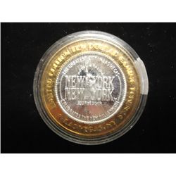 CASINO $10 SILVER TOKEN (UNC) NEW YORK, NEW YORK