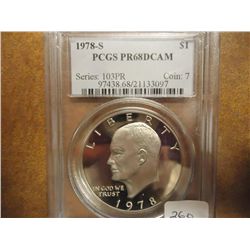 1978-S IKE DOLLAR PCGS PR68 DCAM