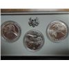 Image 2 : 1983 P/D/S US OLYMPIC 3 UNC SILVER DOLLAR SET