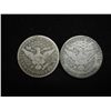 Image 2 : 1911 & 1912 BARBER HALF DOLLARS