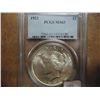 Image 1 : 1923 PEACE SILVER DOLLAR PCGS MS63