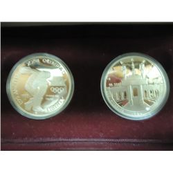 1983-S & 84-S US OLYMPIC PF SILVER DOLLARS