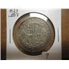 Image 1 : 1923 GREAT BRITAIN SILVER HALF CROWN .2273 OZ. ASW