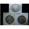 Image 1 : 1902,07-O & 08-O BARBER HALF DOLLARS