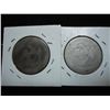 Image 2 : 1854 & 1876 SEATED LIBERTY QUARTERS