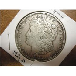 1921-D MORGAN SILVER DOLLAR