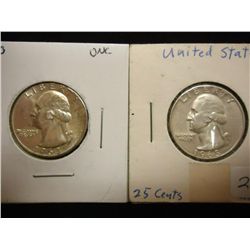 1963 & 1963-D WASHINGTON SILVER QUARTERS