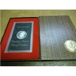 1971-S IKE SILVER DOLLAR PF (BROWN PACK)