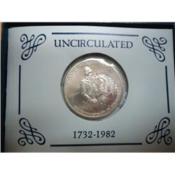1982-D WASHINGTON COMMEMORATIVE HALF UNC
