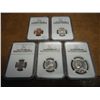 Image 1 : 1986-P US MINT SET (UNC) ALL NGC SLABS SEE DESC.