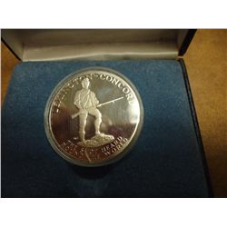 1975 US BICENTENNIAL MEDAL SILVER THE BATTLES OF