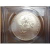 Image 2 : 2005-P MARINE CORPS SILVER DOLLAR PCGS MS69