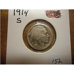 1914-S BUFFALO NICKEL