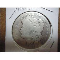 1881-S MORGAN SILVER DOLLAR