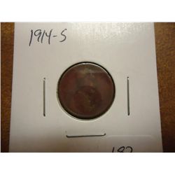 1914-S LINCOLN CENT SEMI KEY