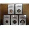 Image 1 : 1962 US SILVER PROOF SET ALL NGC SLABS