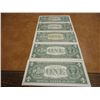 Image 2 : 5-1957-B $1 SILVER CERTIFICATES ALL CRISP