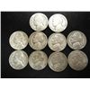 Image 1 : 10 ASSORTED 35% SILVER JEFFERSON WAR NICKELS