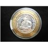 Image 1 : CASINO $10 SILVER TOKEN (UNC) ALADDIN RESORT