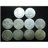 Image 2 : 10 ASSORTED 1850'S SEATED LIBERTY DIMES