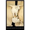 Image 1 : Georgia O'Keeffe Cow Skull with Calico Roses Art Print