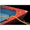 Image 1 : Primarily Red John Peer Art Print Dilapidated Boat