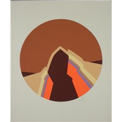 Doug Danz Signed Abstract Mountains Print Proof Terra V