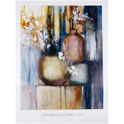 Still Life with Two Vases by Sandy Clark Fine Art Print