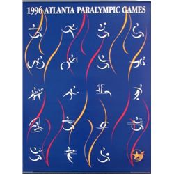 Interesting 1996 Paralympics PICTOGRAMS Poster