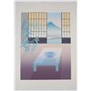 Image 1 : Pastel Japanese Landscape Fine Art Print Unknown Artist