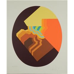 Doug Danz Signed Abstract Proof Print Canyon I