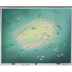 Ren & Stimpy Orig Production Background Flowers & Grass