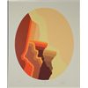 Image 1 : Doug Danz Signed Abstract Print Proof Canyon III