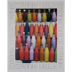 Drink Colored Bottles Photograph Printed in Sweden