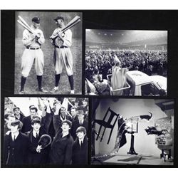 4 Photos - Beatles, Pope Paul, Joe Jackson, Cobb, Dali